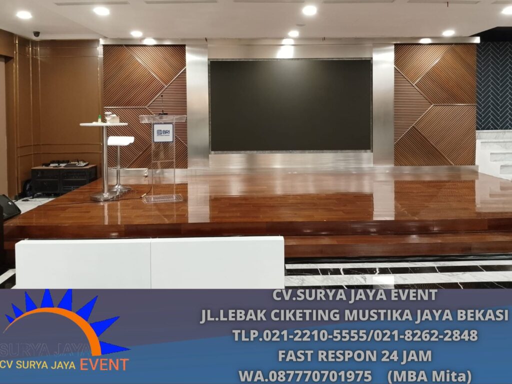 Sewa Podium Acrylic Kotak Area Jakarta