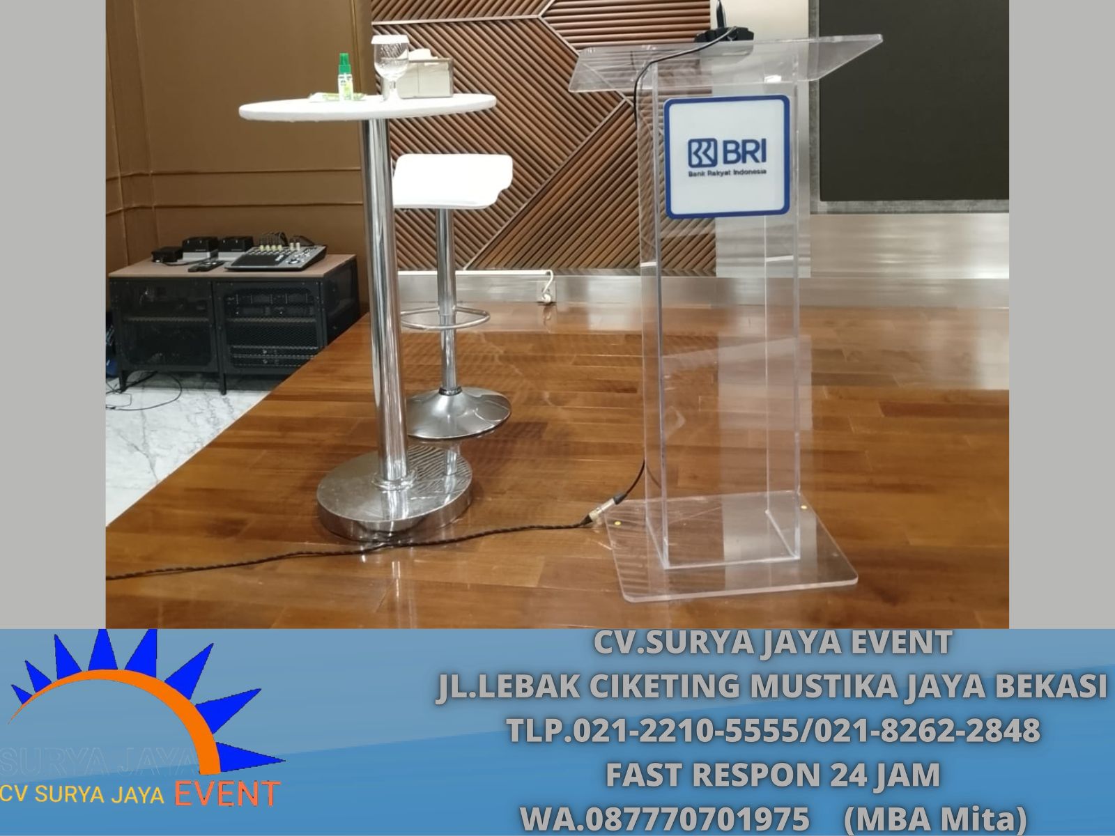 Podium Acrylic Kotak Area Jakarta (3)