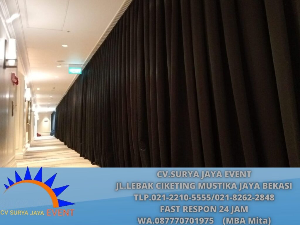 Rental Black Curtain Tebal Bekasi