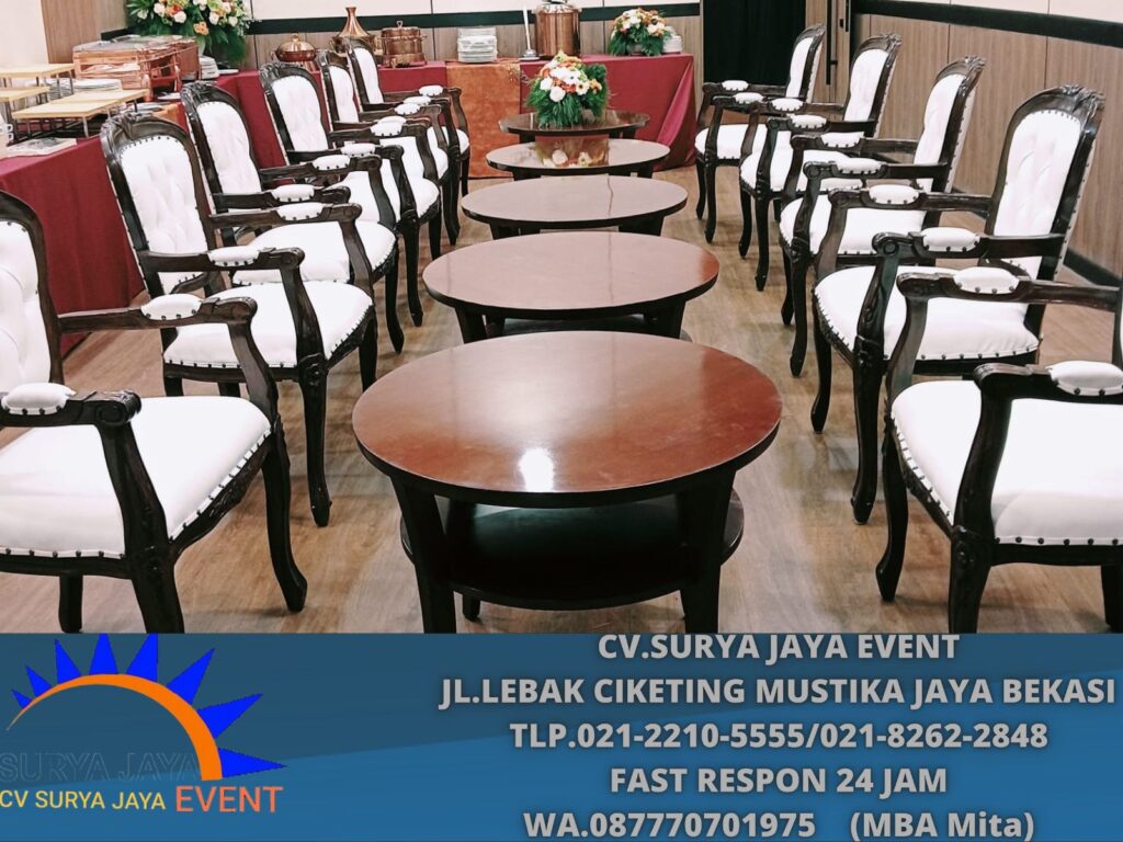 Sewa Arm Chairs VIP Kayu Blok M Jaksel