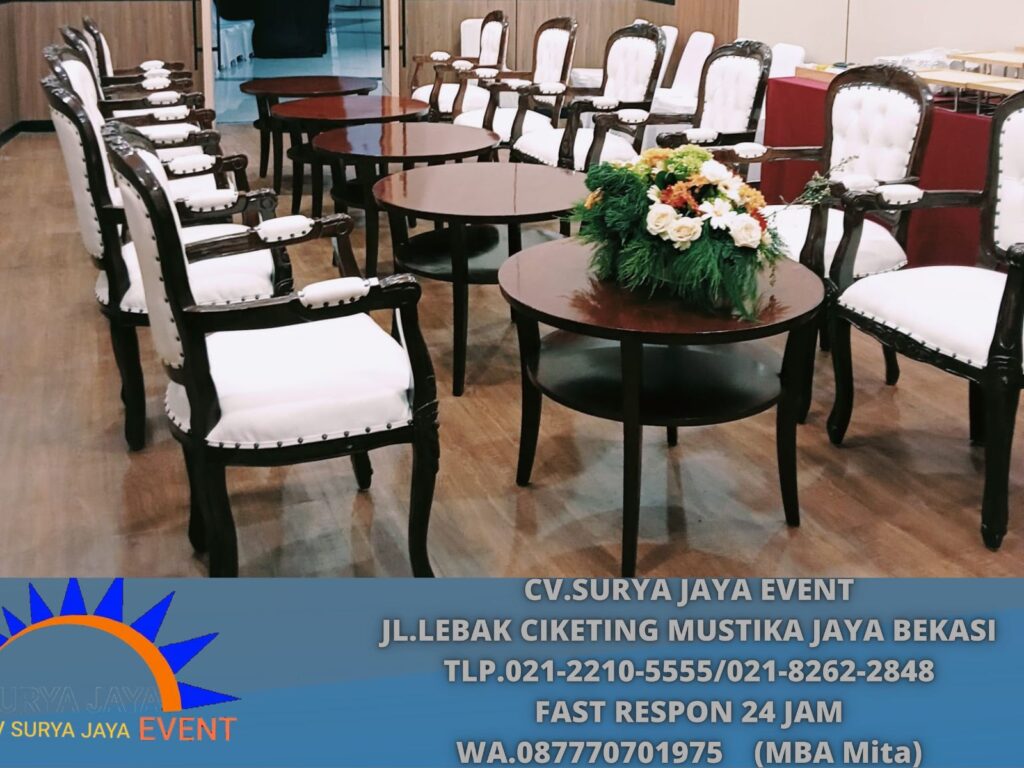 Sewa Arm Chairs VIP Kayu Blok M Jaksel