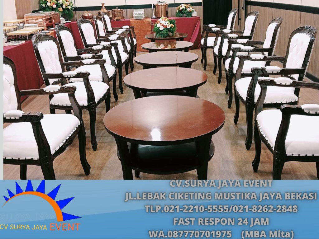 Sewa Arm Chairs VIP Kayu Blok M Jaksel