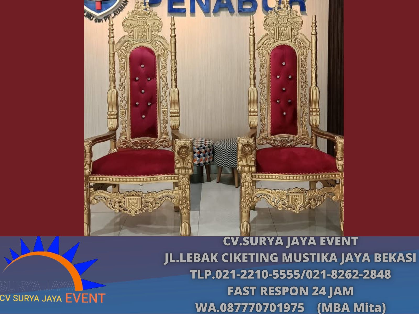 Kursi Singgasana Merah Event SMPK2 Penabur Jakpus (3)