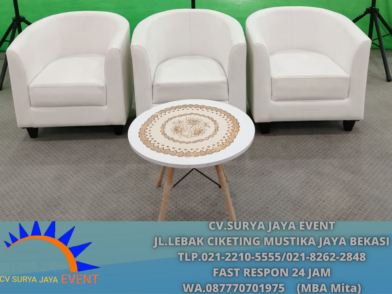 Sofa Oval Set Meja Retro Jakarta Pusat (3)