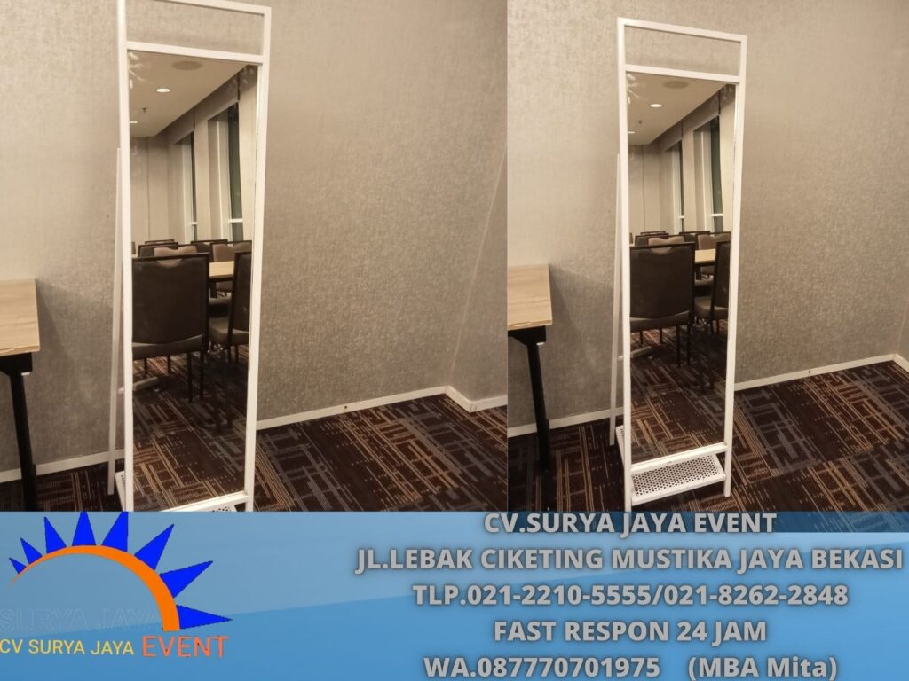 Sewa Cermin Rias Frame Stainless Full Body Jakarta