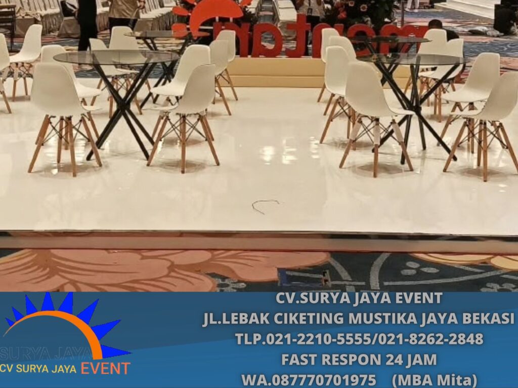 Sewa Kursi Scrambel Set Meja Dealing Event Fairmont Hotel Jakarta