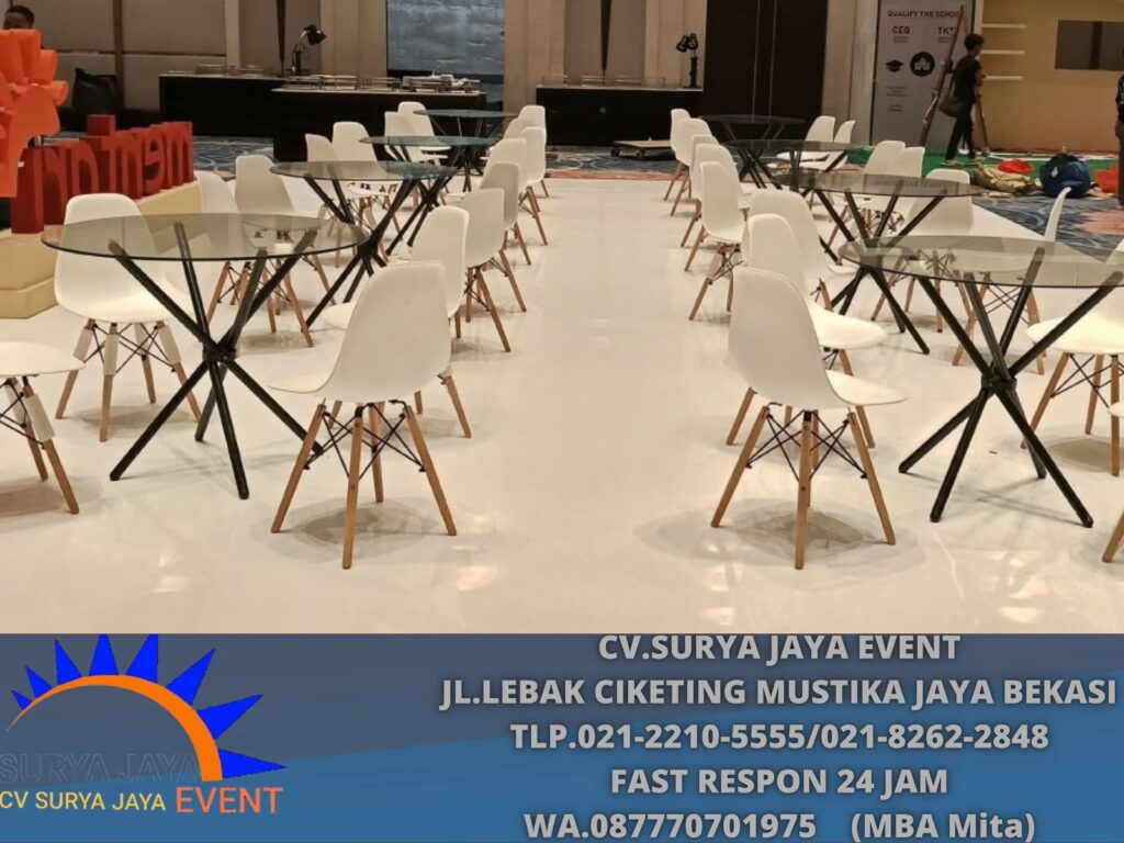 Sewa Kursi Scrambel Set Meja Dealing Event Fairmont Hotel Jakarta