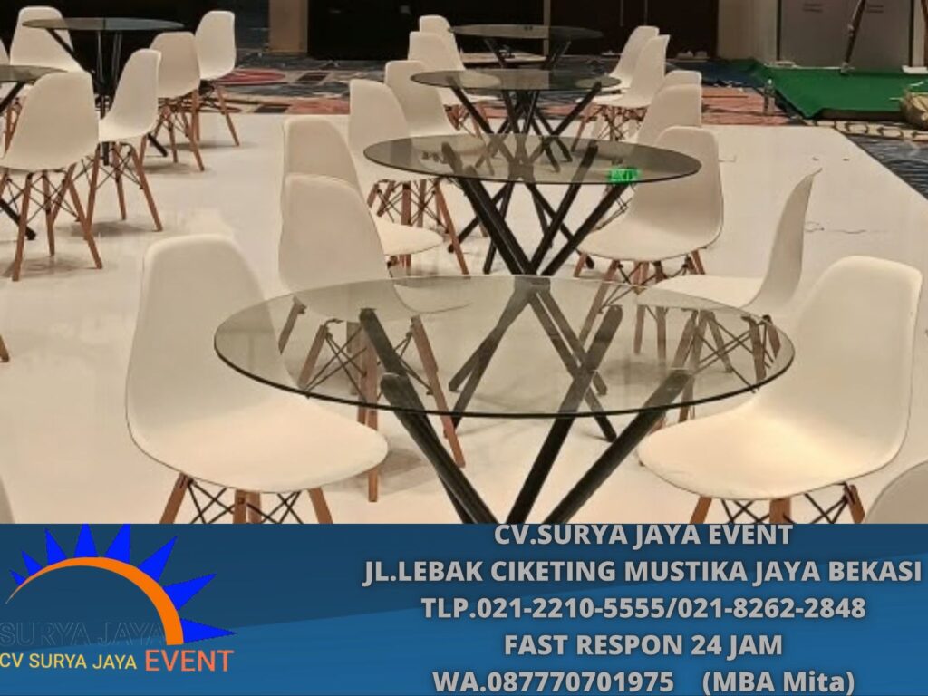 Sewa Kursi Scrambel Set Meja Dealing Event Fairmont Hotel Jakarta