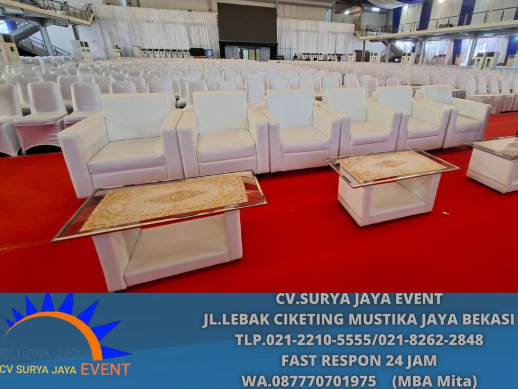 Sewa Sofa,Meja VIP kaca president University cikarang (0877-7070-1975)