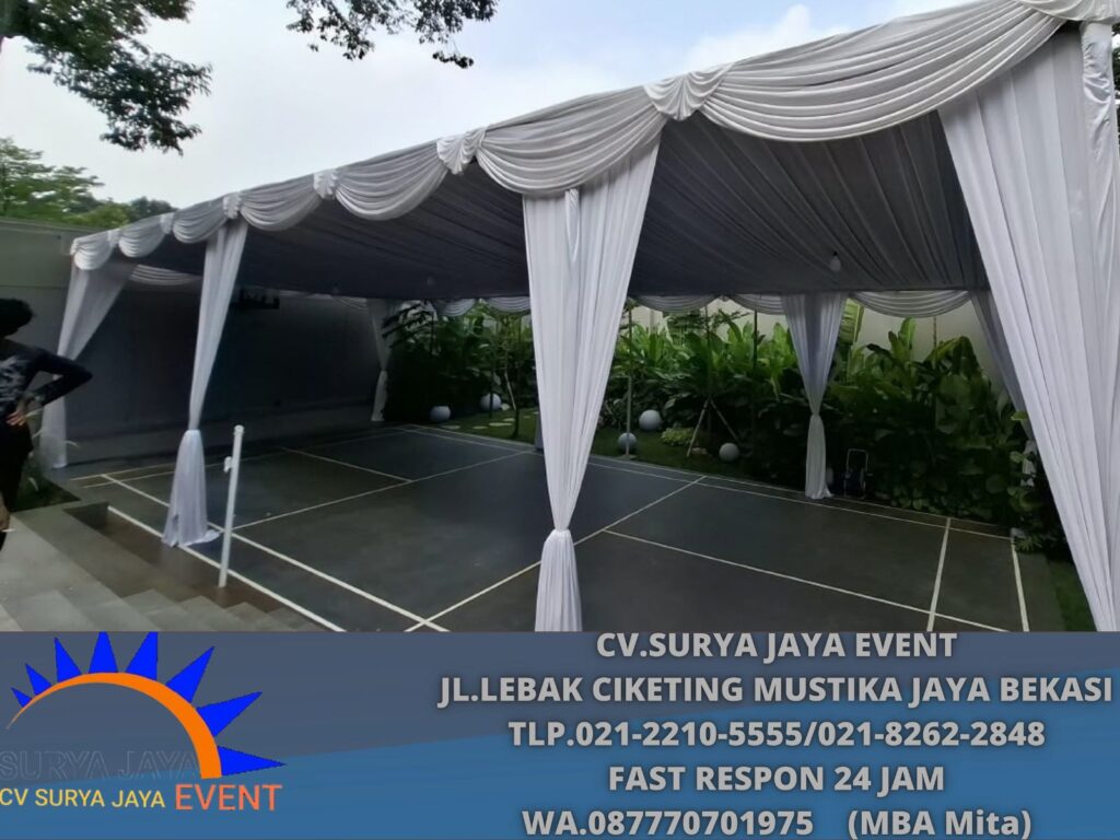 Sewa Tenda Hanggar Dekor Serut Jakarta (0877-7070-1975)