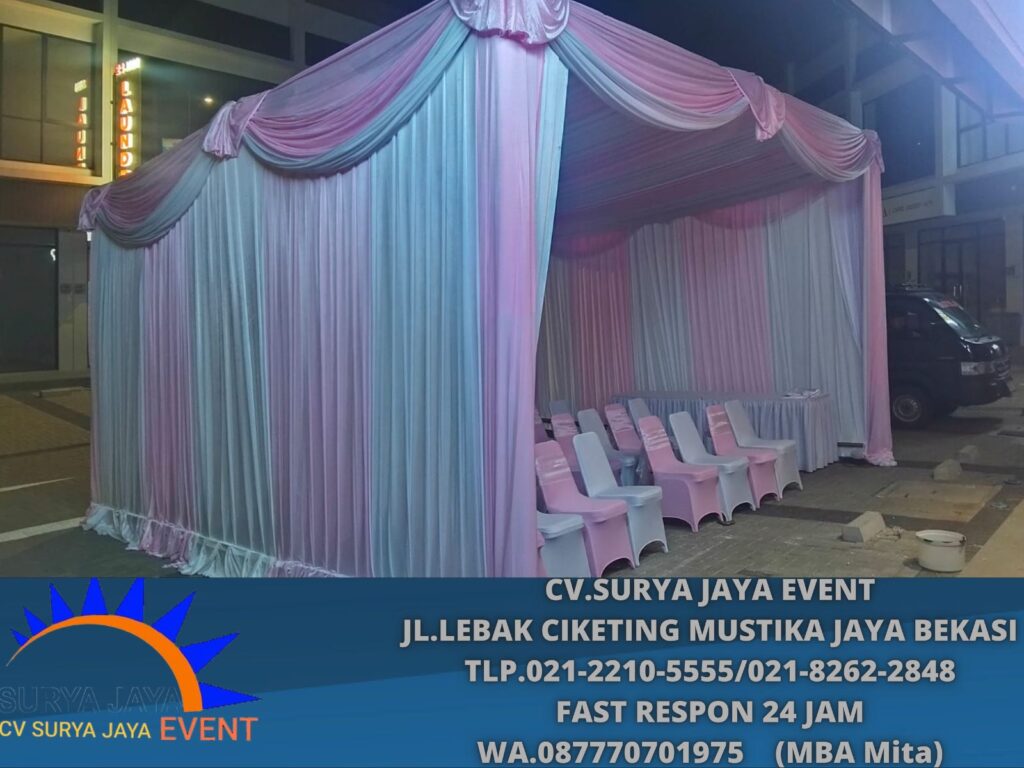 Sewa Tenda serut 6x5m,meja Kursi BSD city tangerang (0877-7070-1975)
