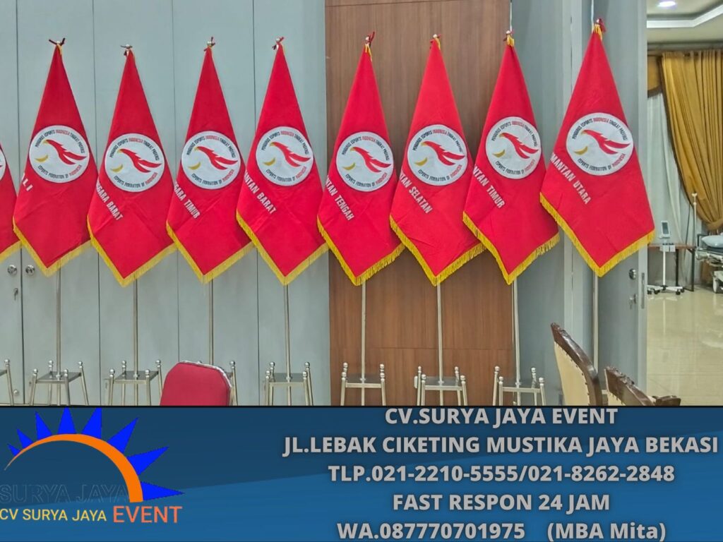 Sewa Tiang VIP Stainless Bendera Pataka Jakarta (0877-7070-1975)