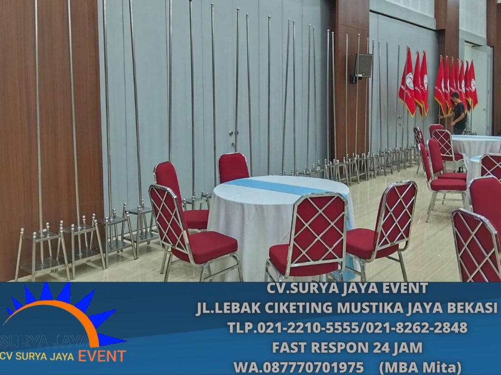 Sewa Tiang VIP Stainless Bendera Pataka Jakarta (0877-7070-1975)