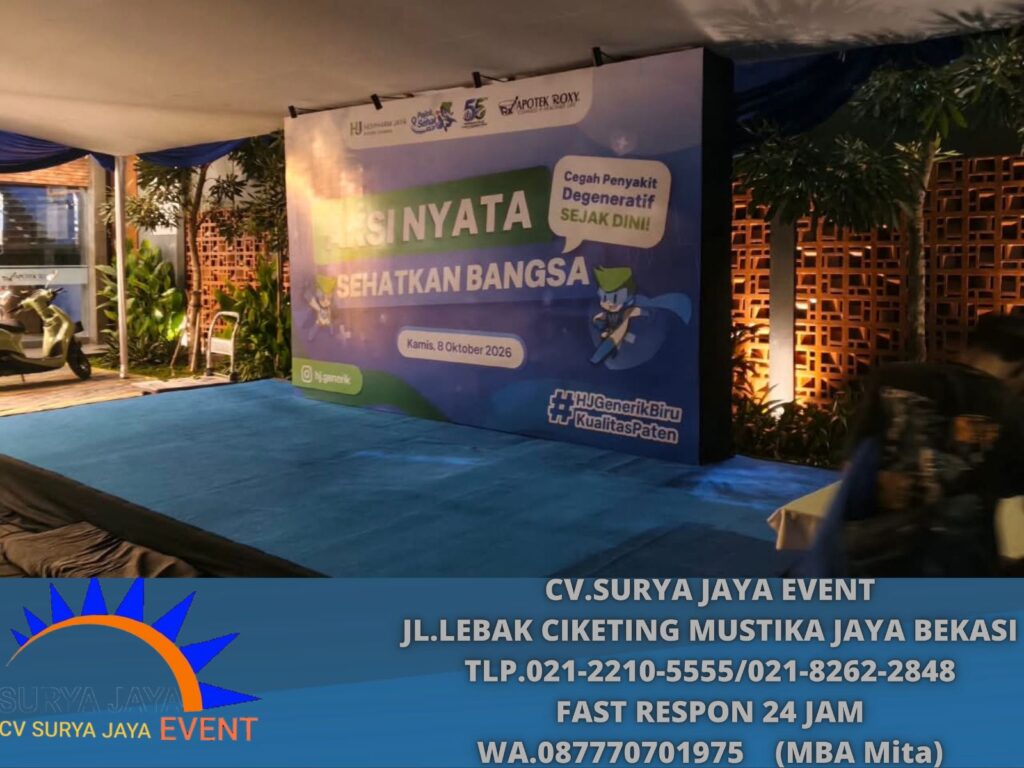 Sewa Backdrop Flexy Apotek Roxy Jakarta Selatan (0877-7070-1975)