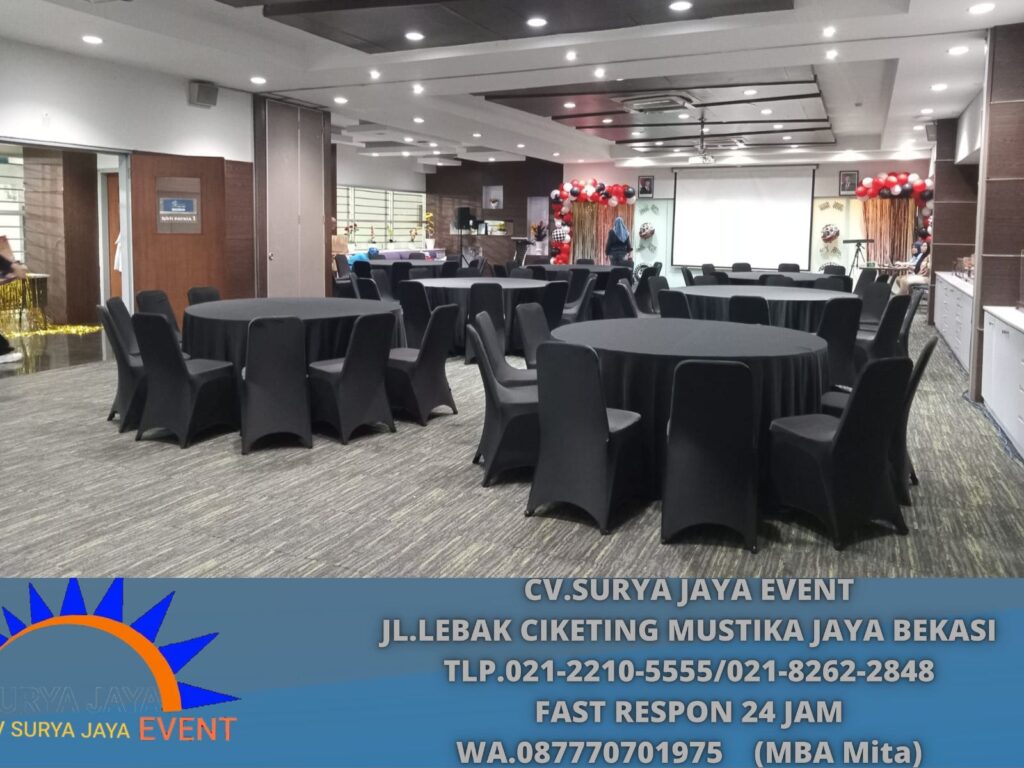 Sewa Round Table,Kursi Susun Cover Senayan Jakpus (0877-7070-1975)